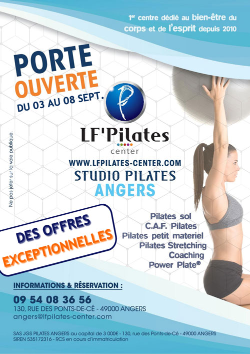 SD - Porte ouverte LF Pilates Center Angers